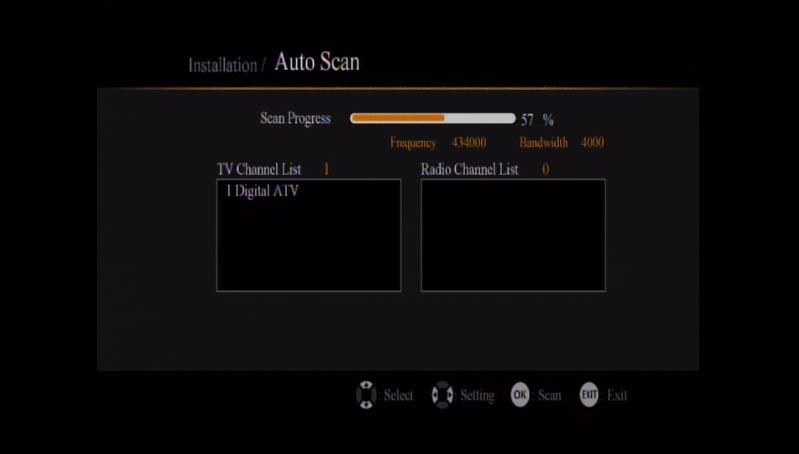 Screenshot HiDes DVB-T Rx